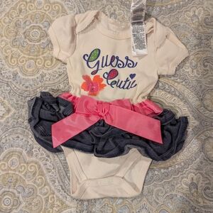 Guess Baby Onesie with Pink Bow